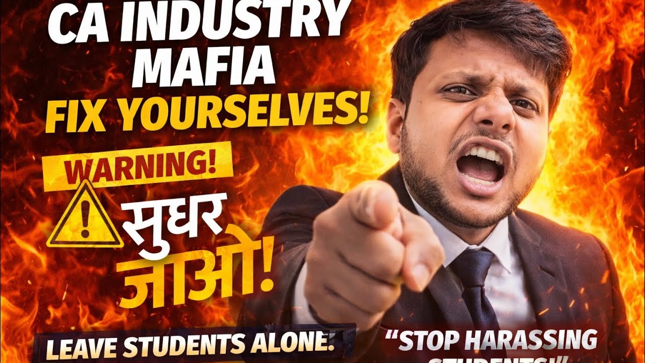 CA Industry Mafia Exposed 😳 | 90% Students Fail But No One Talks About It | ICAI Truth