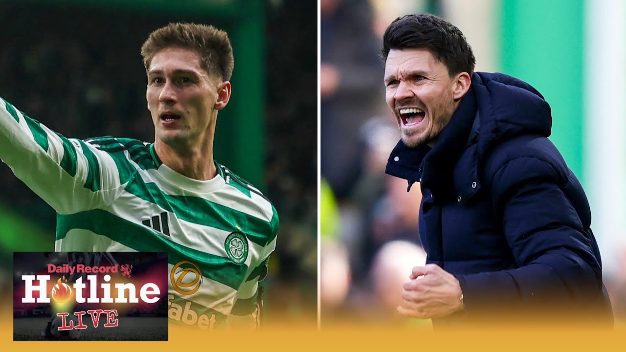 Hotline Live | Rangers drop points | Celtic beat Falkirk | Hearts keep the title race ON