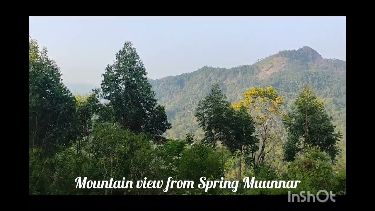 Mountain view from Spring Muunnar# Munnar#Kerala