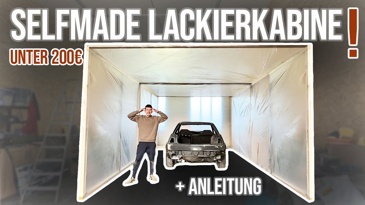 Lackierkabine selber bauen unter 200€! | VW Corrado G60 Projekt | Folge 21