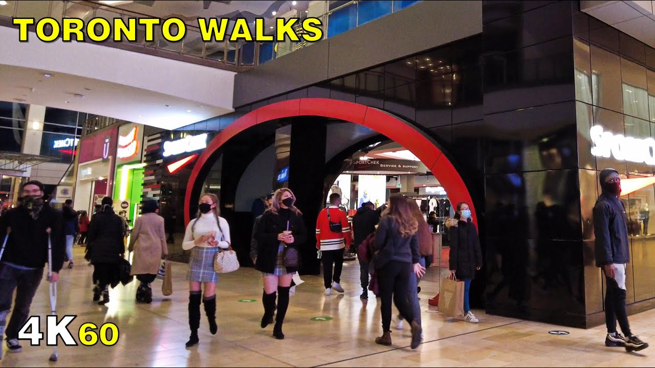Toronto Yorkdale Mall Red Zone Walk on November 15, 2020