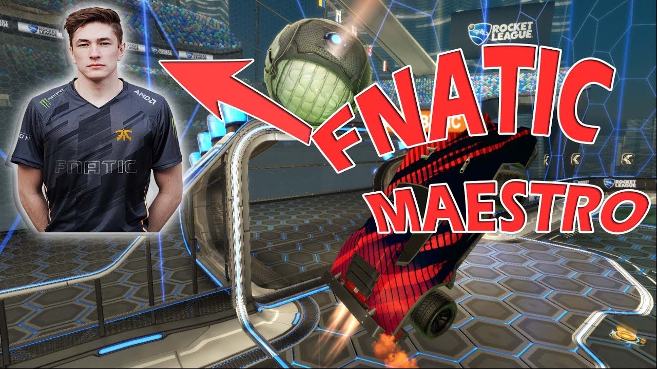 Playing with PROFESSIONAL FNATIC MAESTRO! (Rocket League)