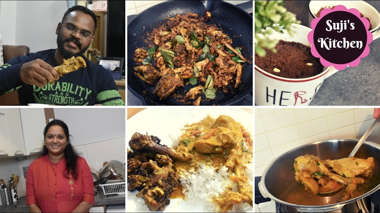 Lunch Routine Vlog||ஒரே கோழிக் குழம்பில் இரண்டு ரெசிபி|| 2 in 1 recipe & Simple Instant cake