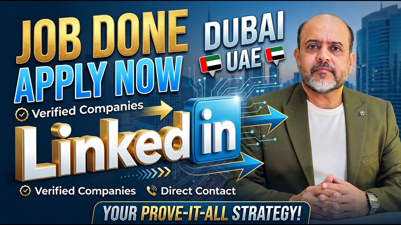 How to Get a Job in Dubai UAE Through LinkedIn 🇦🇪 | Genuine Companies, Job Search & UAE Visa Guide