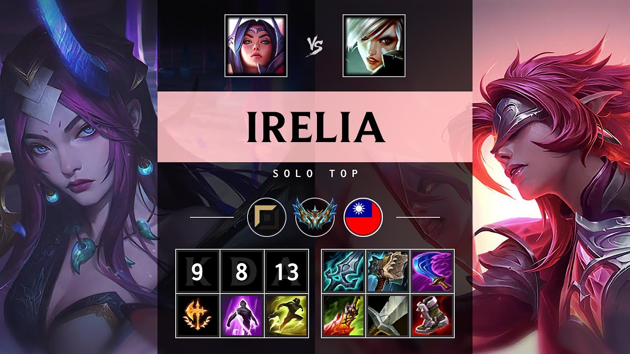 Irelia Top vs Riven - TW Challenger Patch 25.19