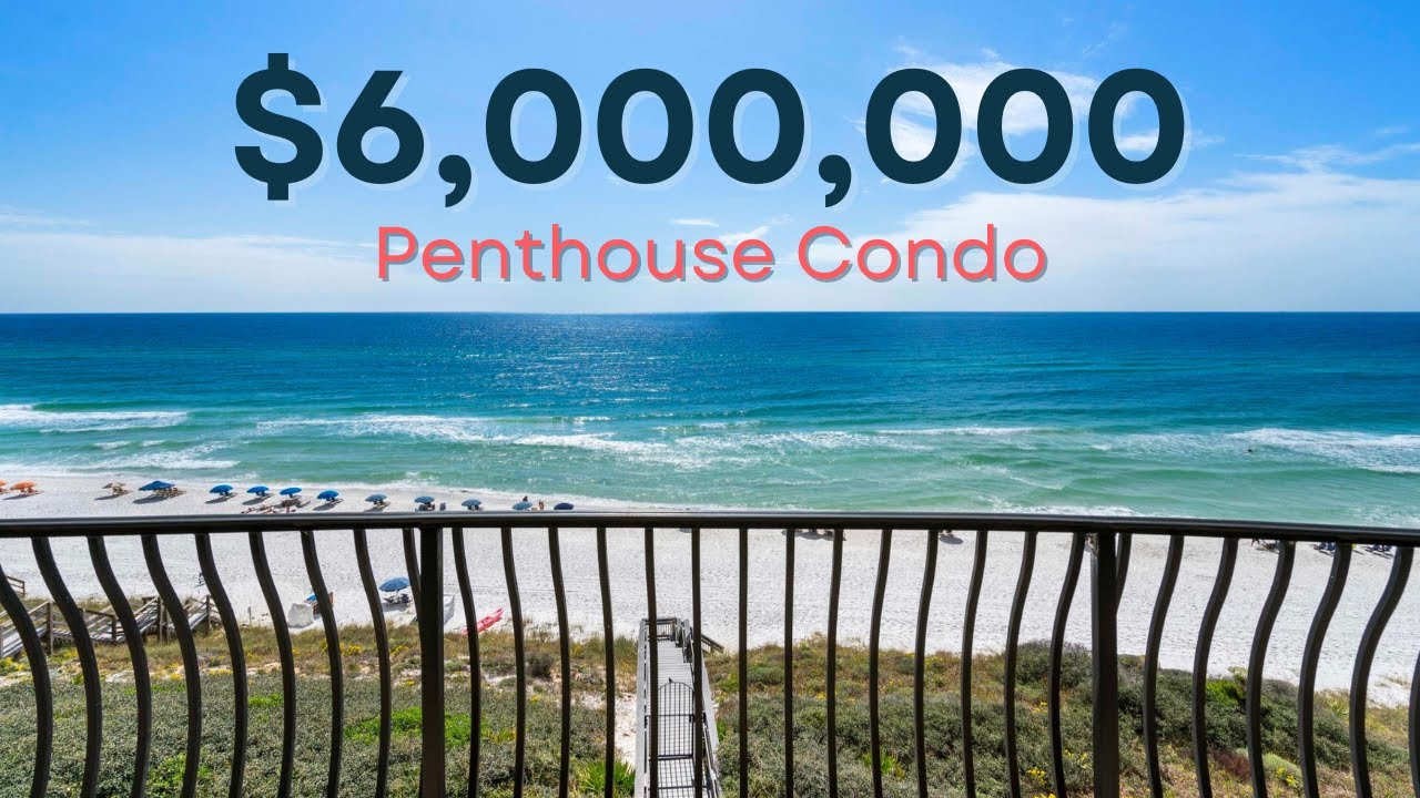 8334 E County Hwy 30A #6 | 30A Luxury Condo | 4300 SF | 4 Beds | Andante | Santa Rosa Beach, FL