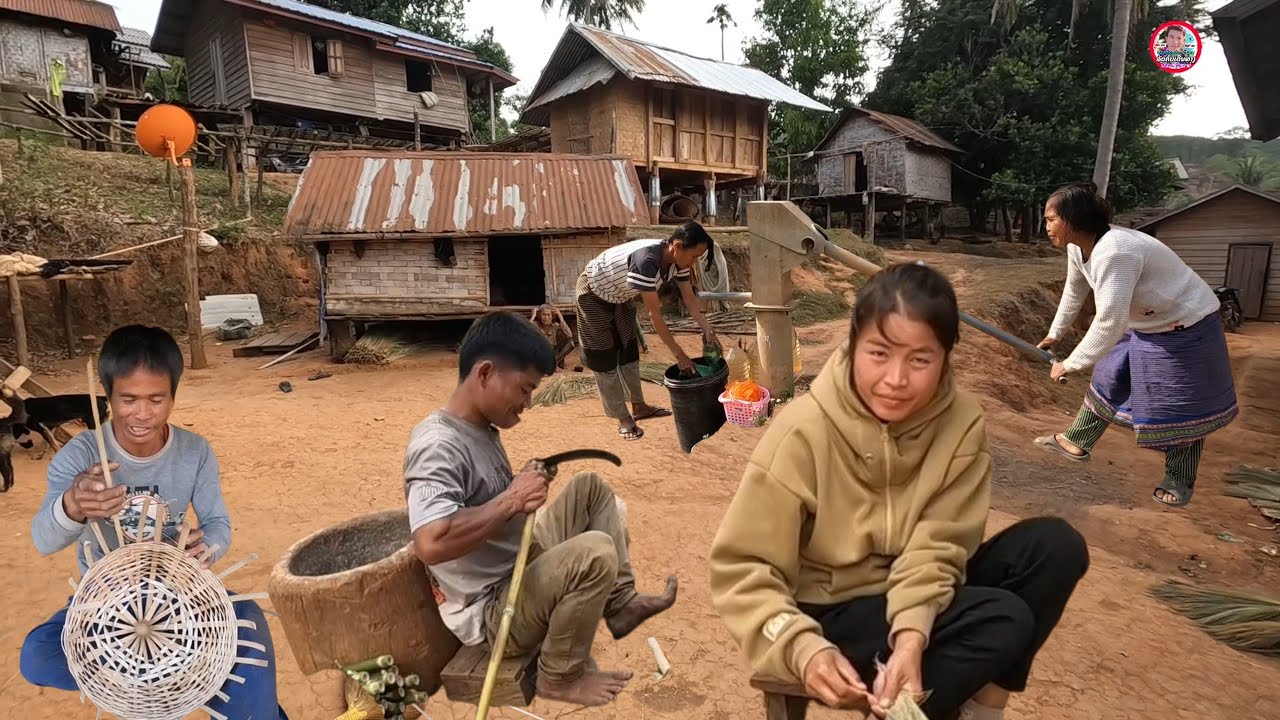 Ep87: ໝູ່ບ້ານໃນຊົນນະບົດລາວຊ່ວງນີ້ມີການແຂ່ງຂັນເຮັດກິດຈະກຳຈັກສານສົ່ງຂາຍເຂົ້າເມືອງ.,ສ້າງຊີວິດໃຫ້ດີຂຶ້ນ
