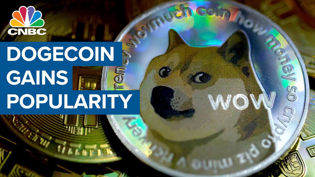 Dogecoin's popularity soars &mdash; Robinhood and Coinbase benefit