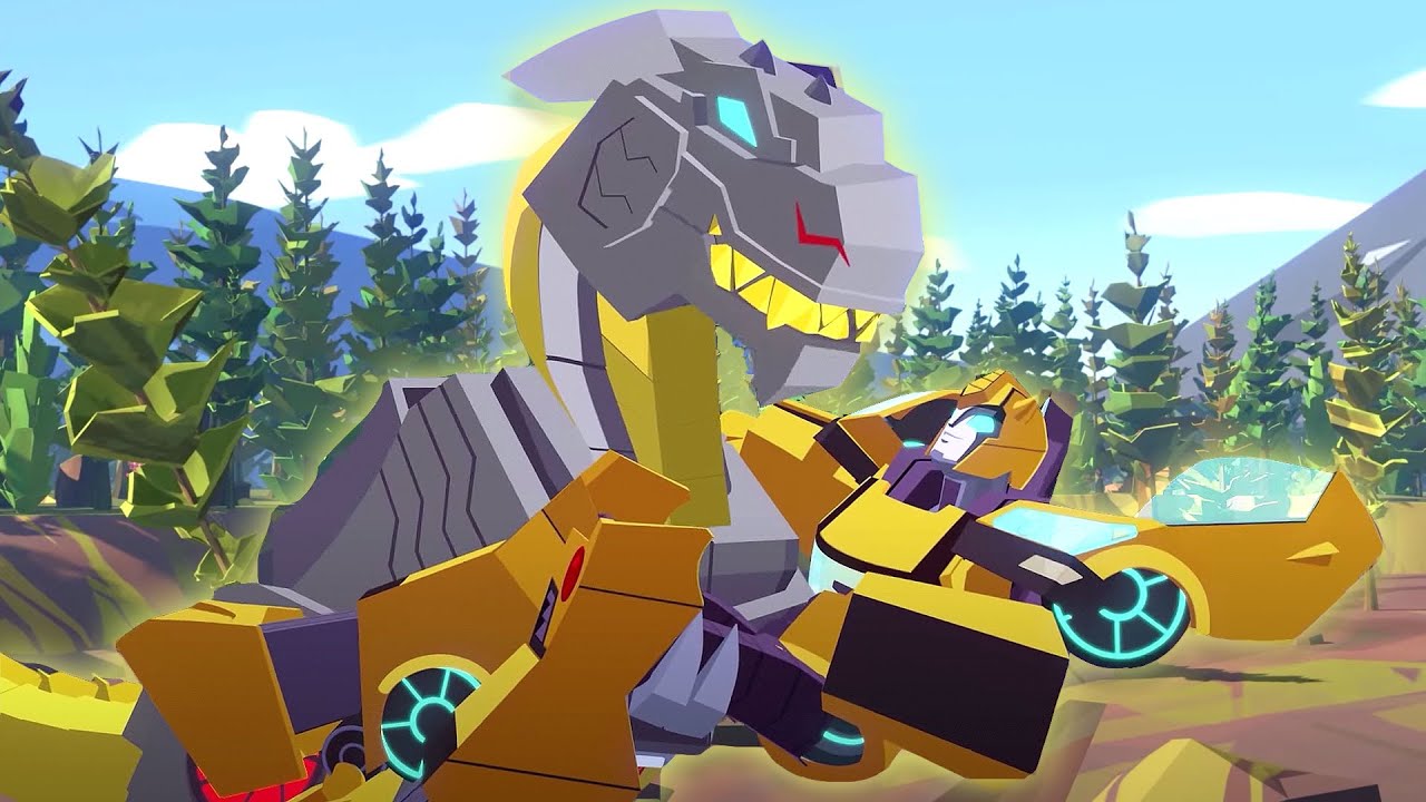 Dinosaurs T-Rex Razor Sharp Rescues! ⚡️Transformers Cyberverse Full Episodes