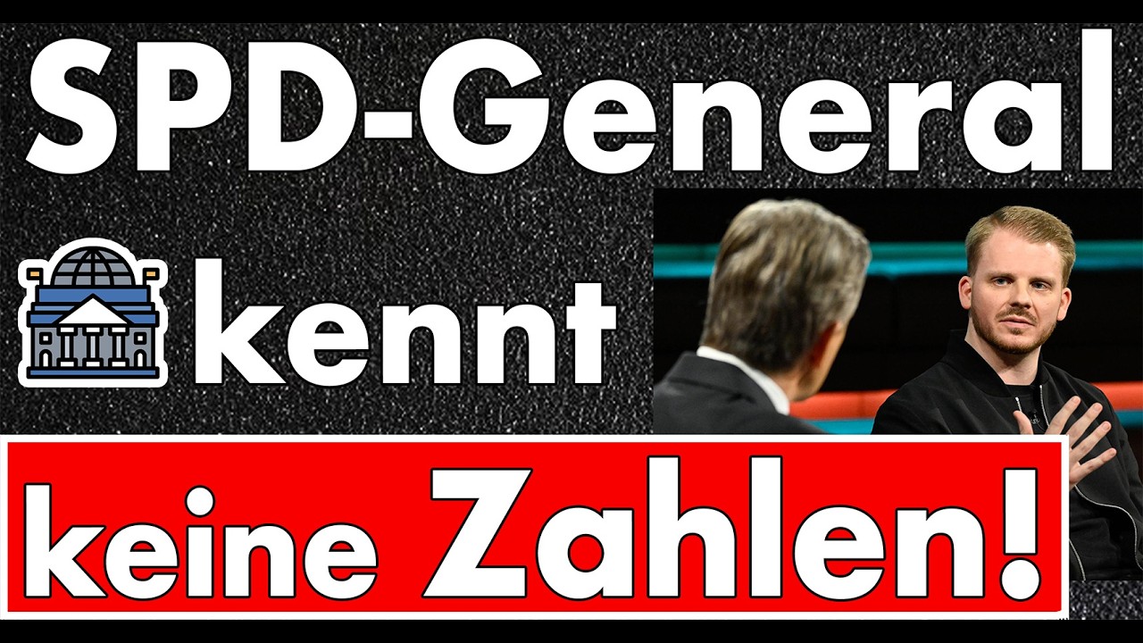 Totalausfall bei Lanz: SPD-Generalsekret&auml;r Tim Kl&uuml;ssendorf kennt NICHT MAL die Sozialausgaben!