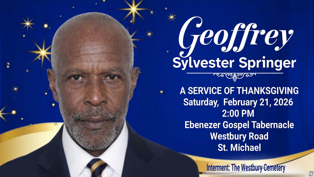 A Service of Thanksgiving for the life of Geoffrey Springer