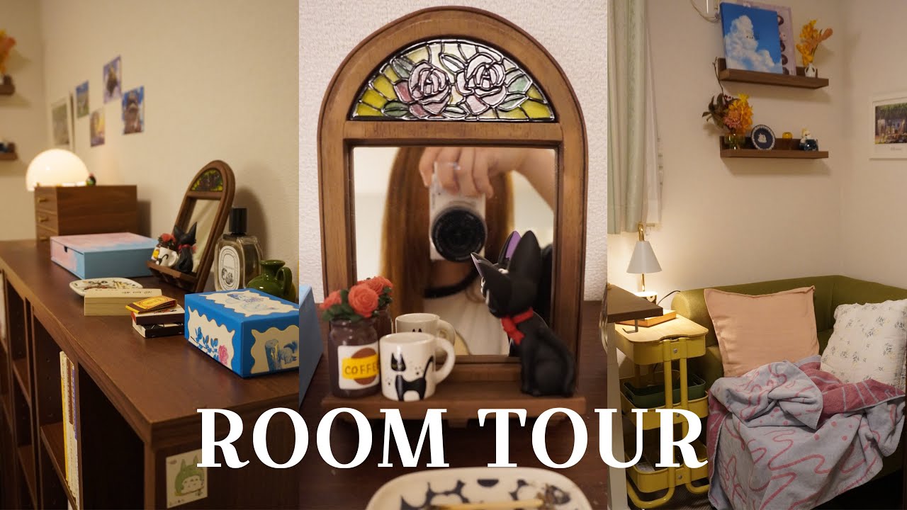 【ルームツアー】24歳OLの仕事&趣味部屋紹介📚｜IKEA,ニトリ,楽天,無印良品｜ROOM TOUR