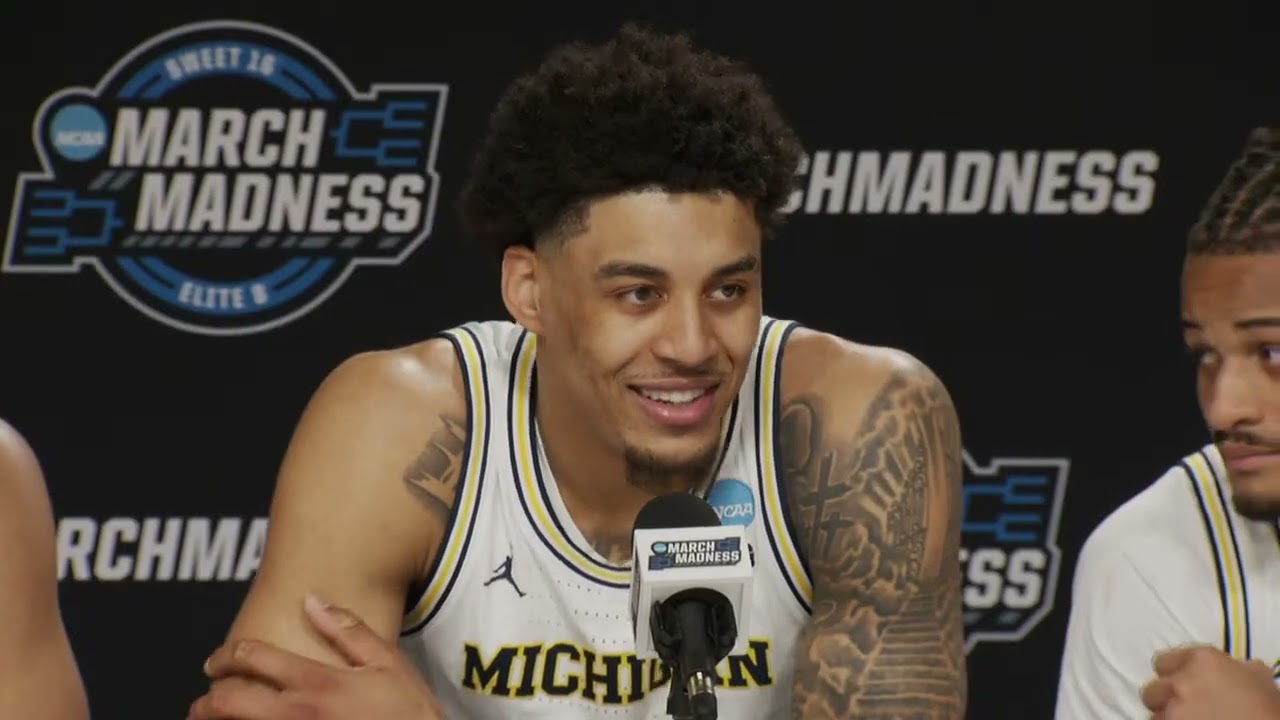 Michigan Postgame Press Conference (2026 Men's Sweet 16)