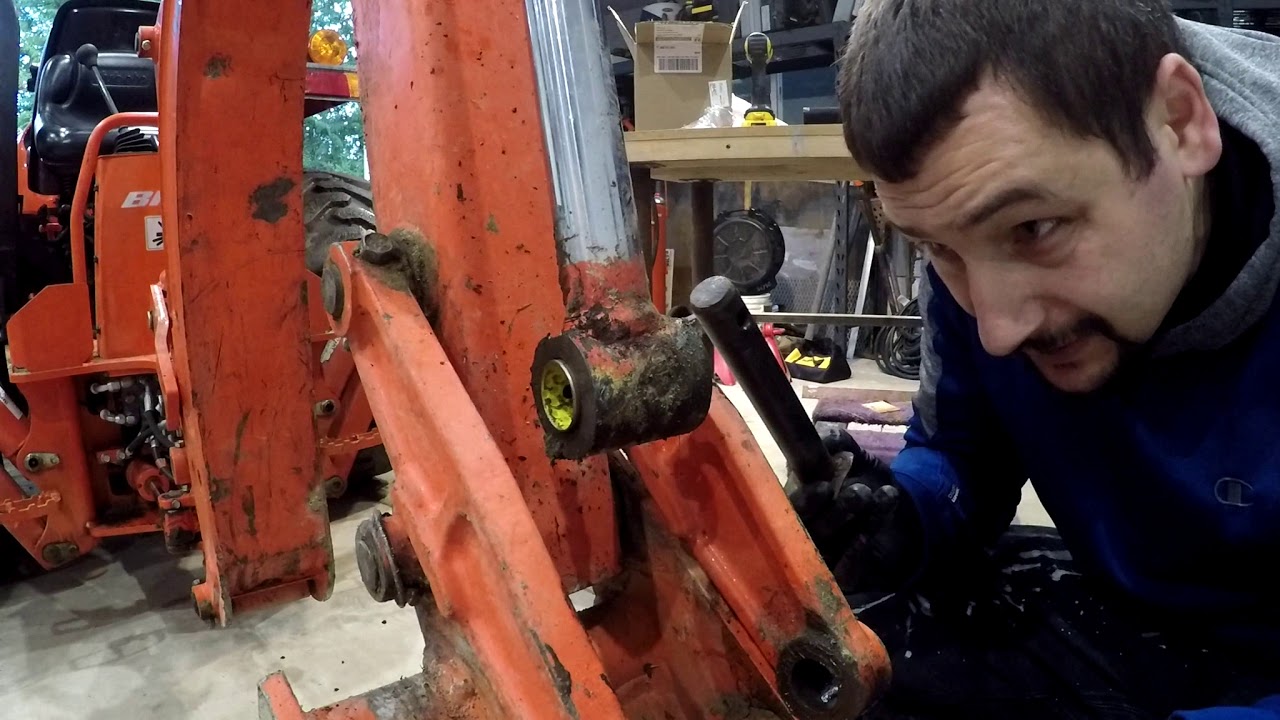 Kubota BH77 Bushing  replacement