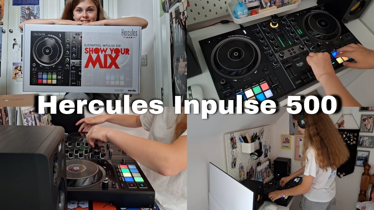 hercules dj control inpulse 500 | unboxing & review