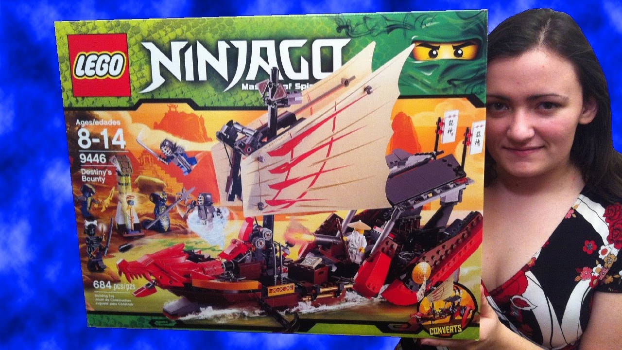 LEGO Destiny's Bounty 9446 Ninjago Ship Review - BrickQueen