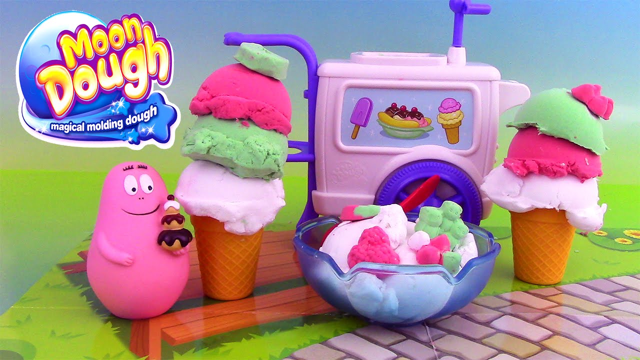 P&acirc;te &agrave; modeler Le Glacier Moon Dough Ice Cream Playset Glaces