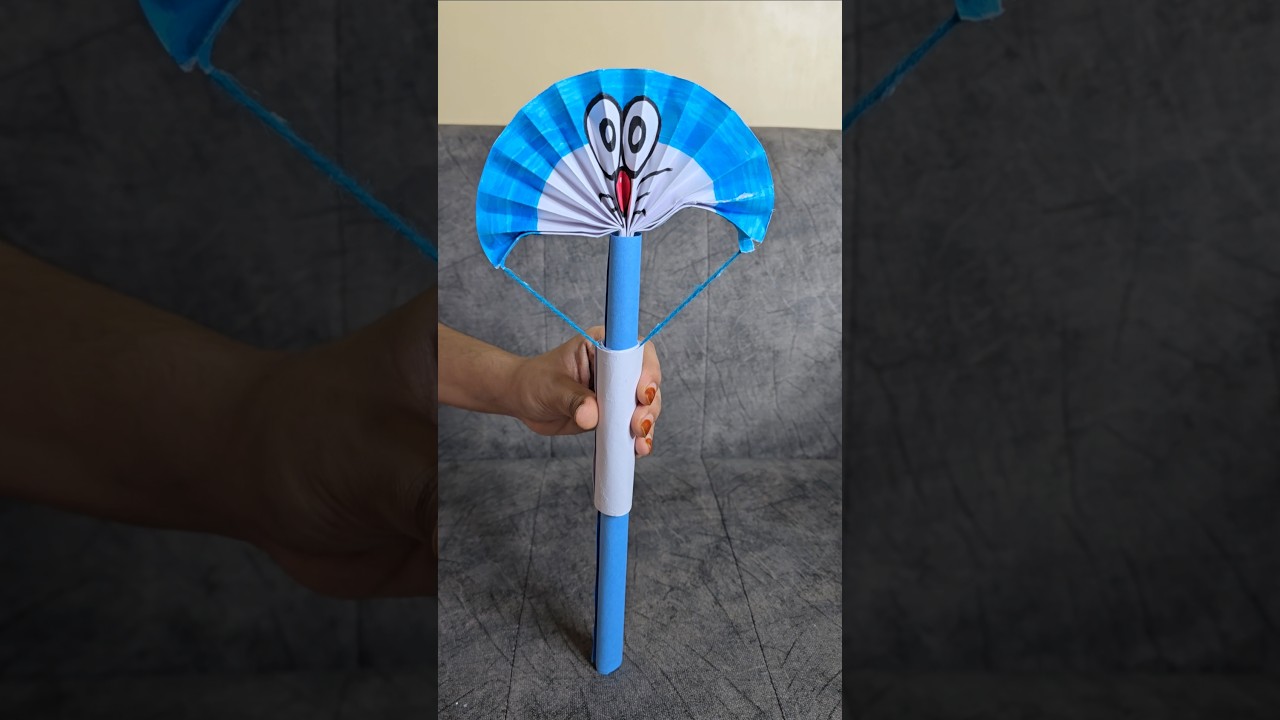 how to make doraemon design paper craft video ideas for kids #doraemon #cartoon #craft #yt #tranding