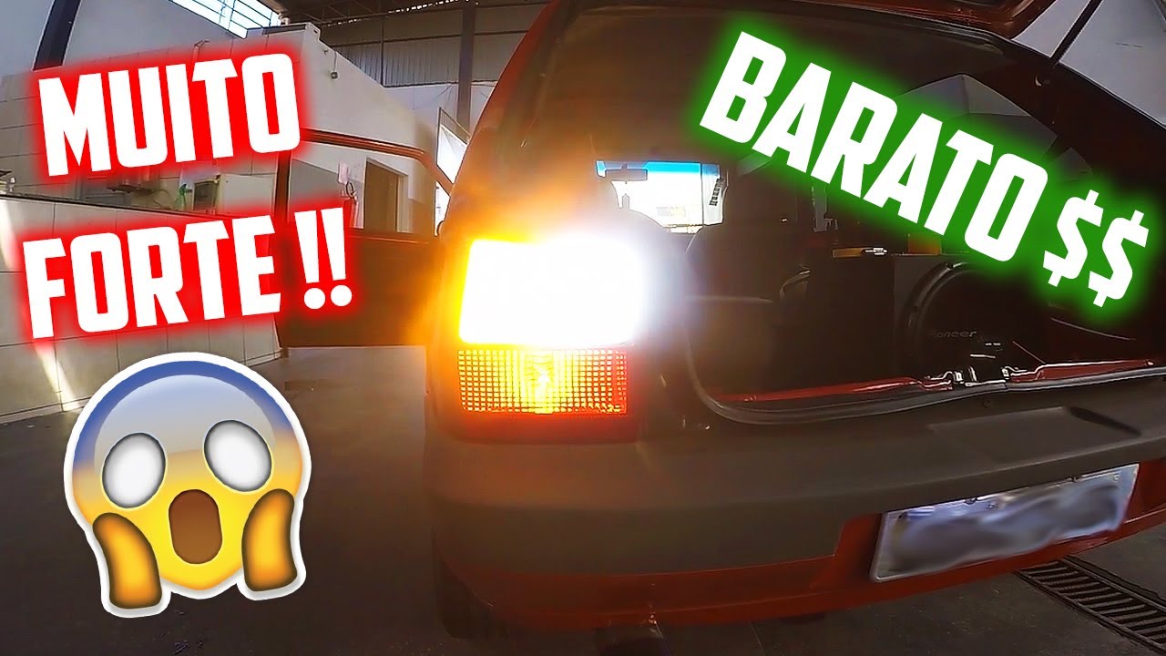 COLOQUEI LEDS FORTES NA TRASEIRA DO UNO MILLE