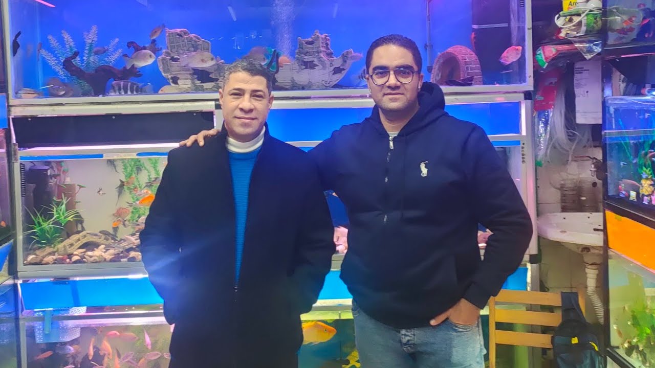 مصطفى شبانه تغطيه الرساله مع أكثر من ١٢٠ نوع سمك تخفيضات لمتابعى عالم اسماك الزينه