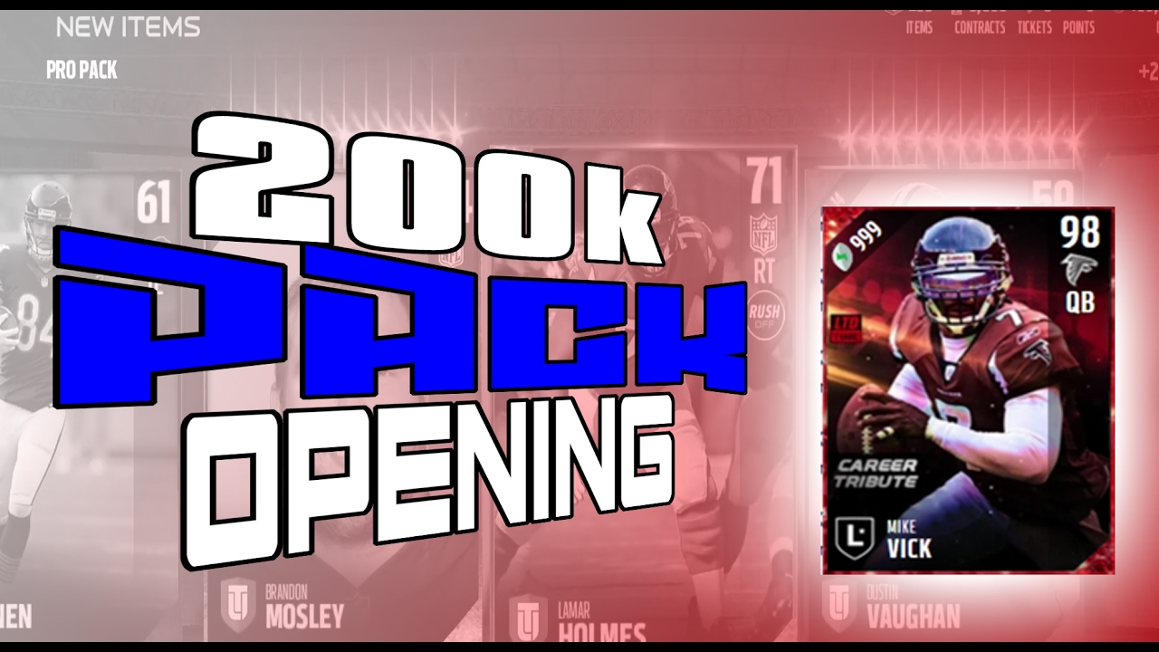 PULLING 200K FOR 98 OVERALL MICHAEL VICK!!!!! | MUT 17 PACK OPENING
