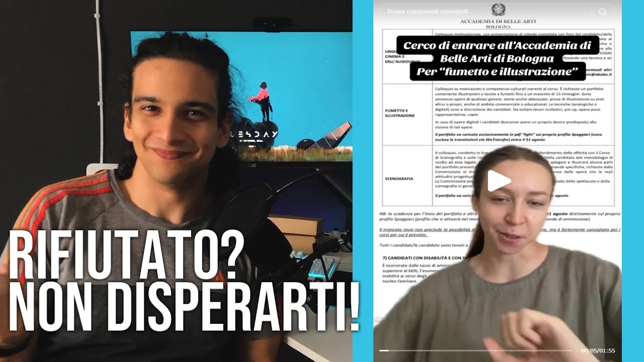COME ENTRARE NELL' ACCADEMIA DI BELLE ARTI DI BOLOGNA? - esperienza di uno studente