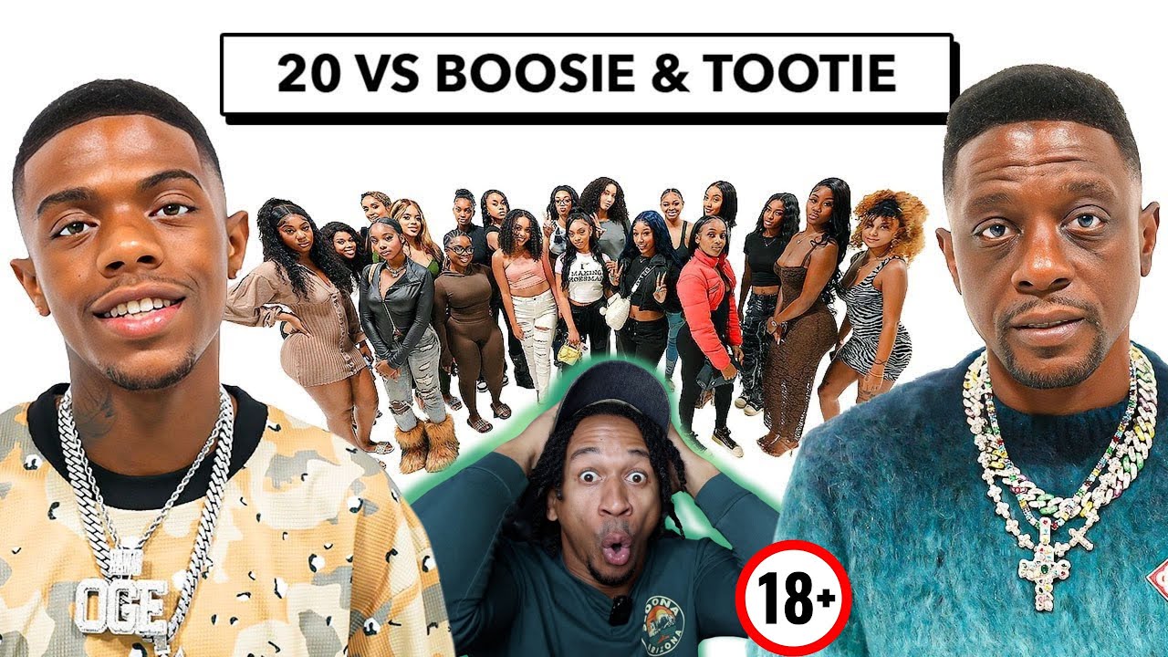 HILARIOUS! 20 WOMEN VS 2 RAPPERS BOOSIE & TOOTIE (TPindell Reacts)