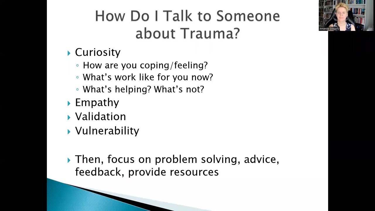 How Do I Talk to Someone About Their Trauma?