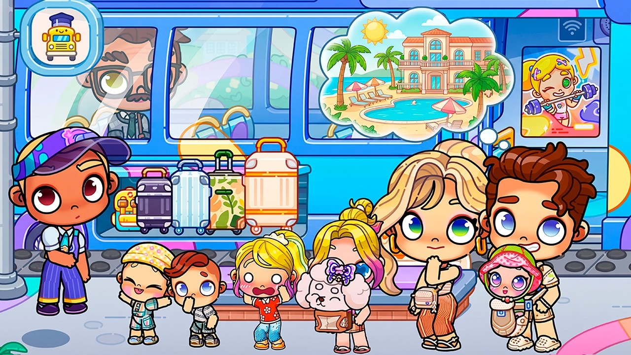 ПОЕЗДКА 🚌🏘️ ЛЕТО в AVATAR WORLD ИСТОРИЯ  РУТИНА СЕМЬИ ОБНОВЛЕНИЕ СЕКРЕТЫ СЕРИАЛ