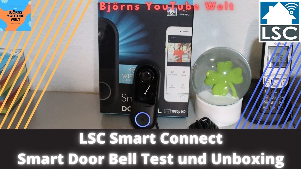 LSC Smart Connect Smart Doorbell Unboxing, Auspacken, einrichten, testen