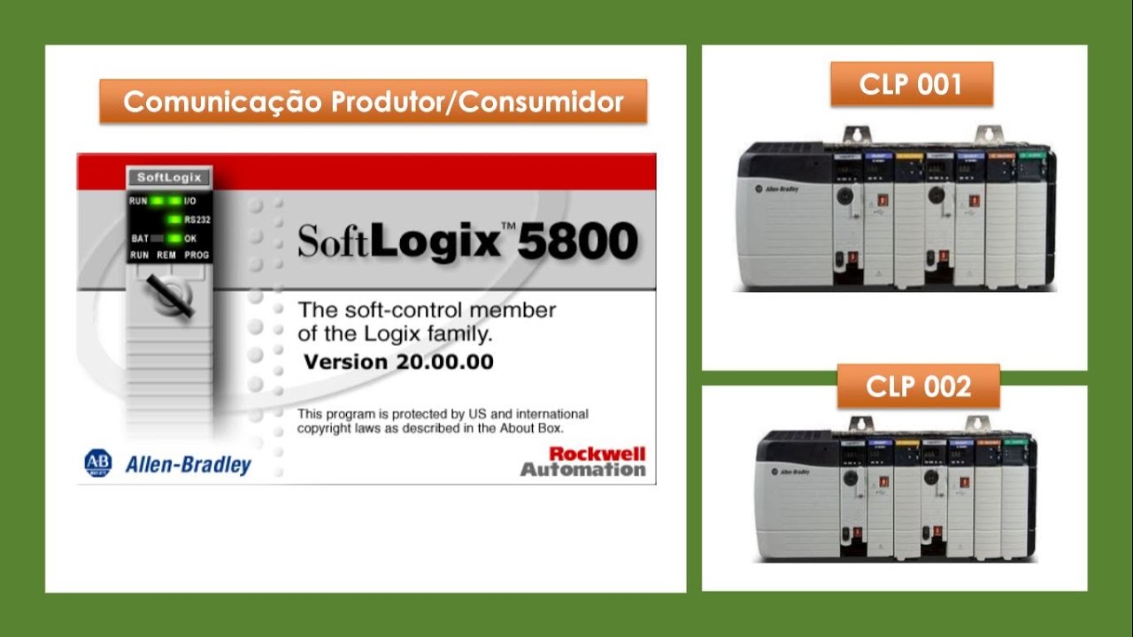 Rede EtherNet/IP configuração Produtor Consumidor com SoftLogix!