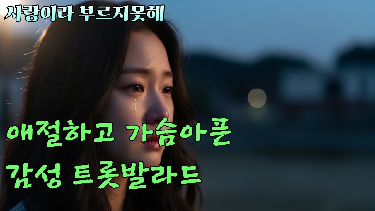 사랑이라 부르지못해[감성 애절한 트롯발라드]