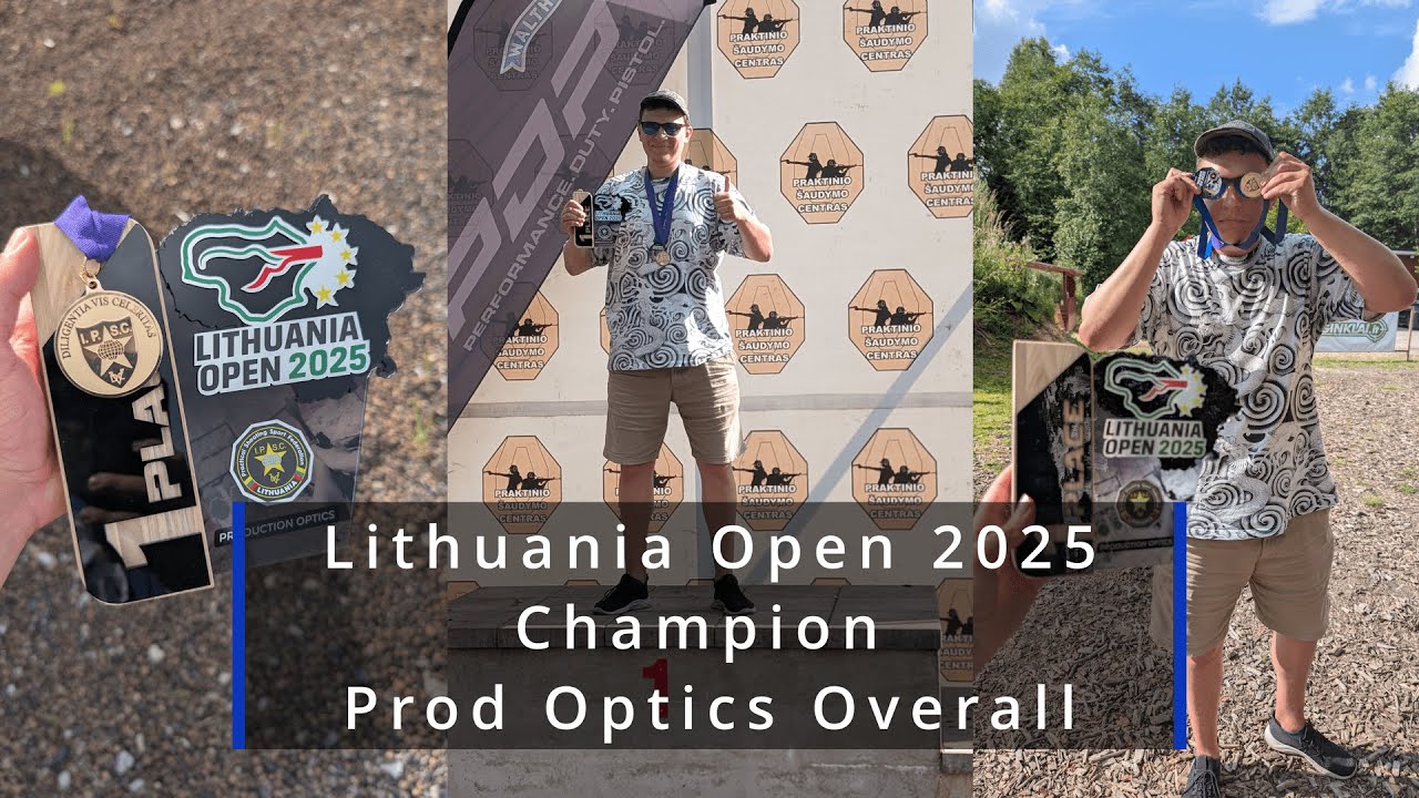 Lithuania Open 2025 Champion Production Optics Overall IPSC Walther PDP