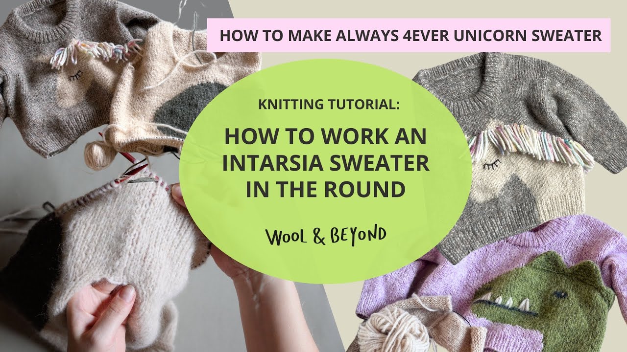 How to work intarsia in the round