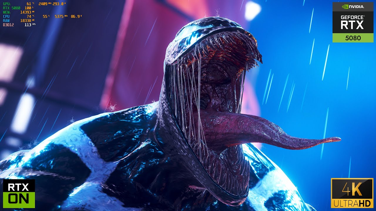 RTX 5080 - Marvel's Spider-Man 2 (4K HDR 60FPS) Ray-Tracing ON | Venom vs Kraven Boss Fight