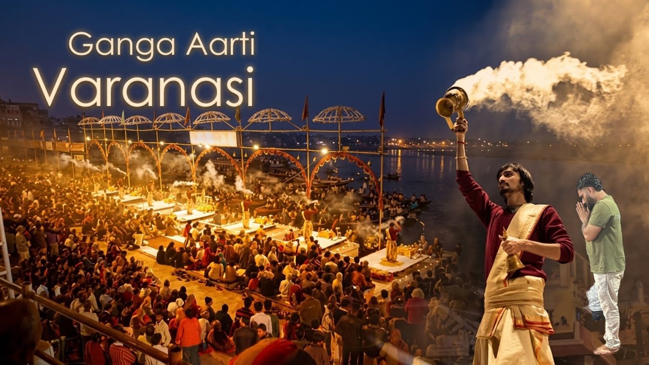 FULL GANGA AARTI VARANASI | BANARAS GHAT AARTI Holy River Ganges Hindu || माँ GANGA JI #gangajivlog 