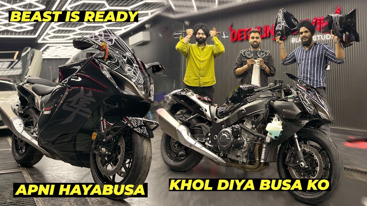 HAYABUSA ME TAGDI MODIFICATION HO GAE😍 AB ROADTRIP READY😍🌷