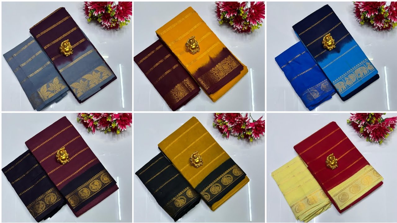 Velthari Cotton Sarees Withblouse # Pure Cotton More Details Contact us WhatsApp No 9486418996