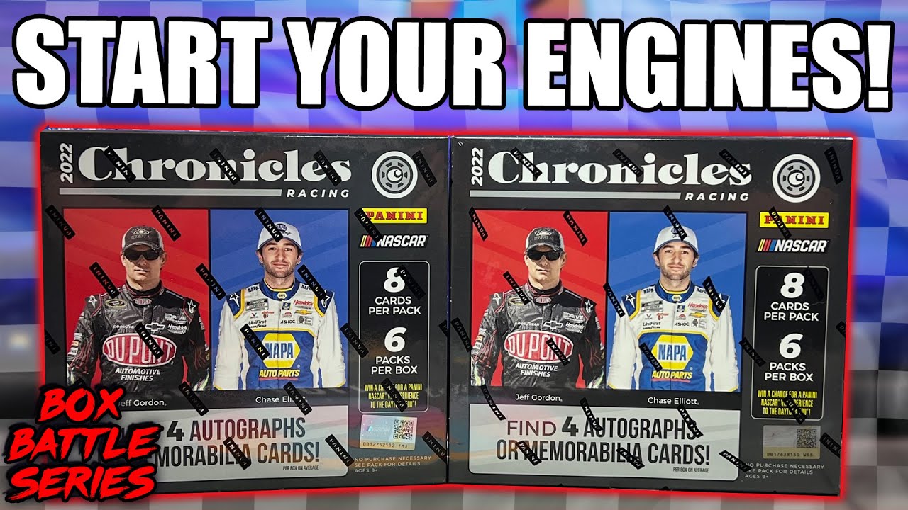 WHO DROVE AWAY THE WINNER? 🏁 | 2022 Panini Chronicles NASCAR Box Battle