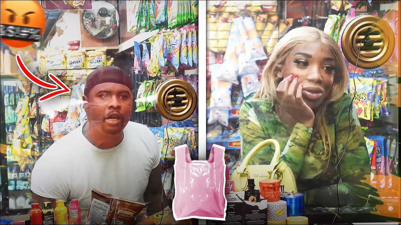 Giving Customers in The Hood Pink Bags