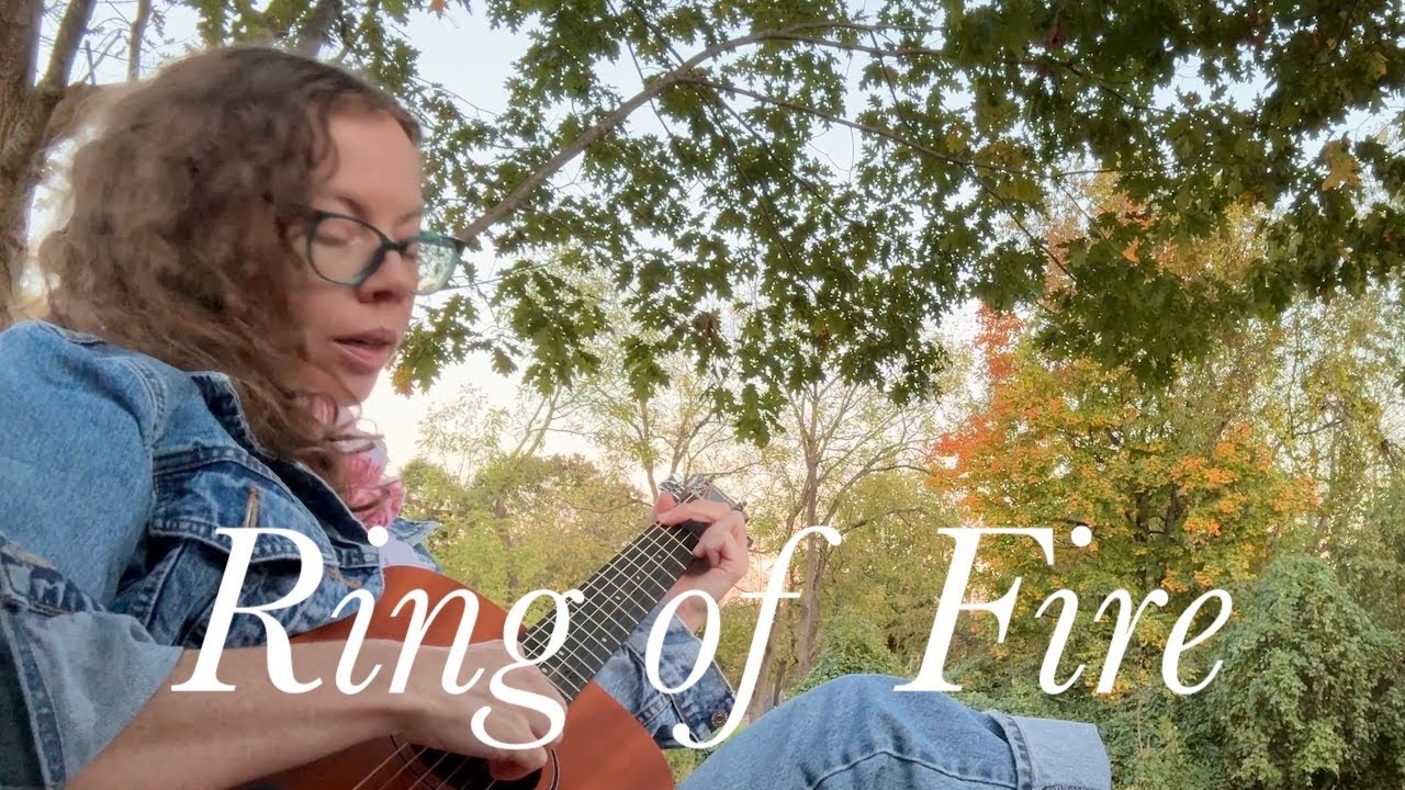 Ring of Fire | Johnny Cash & June Carter Cash Cover | Julie Webb