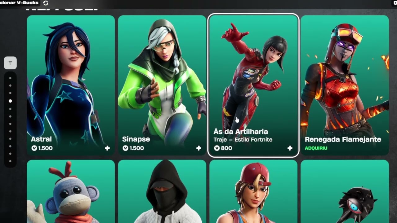 LOJA ATUALIZADA FORTNITE HOJE DIA 4 DE MARÇO.#fortnite