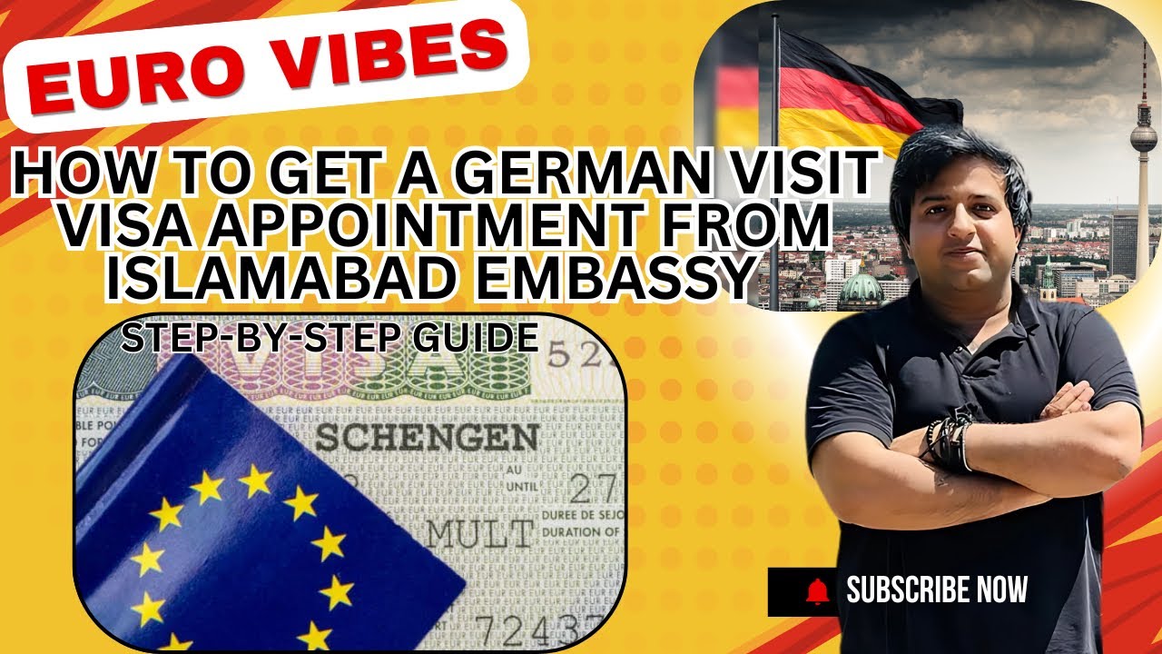 How to Get a German Visit Visa Appointment from Islamabad Embassy | Step-by-Step Guide