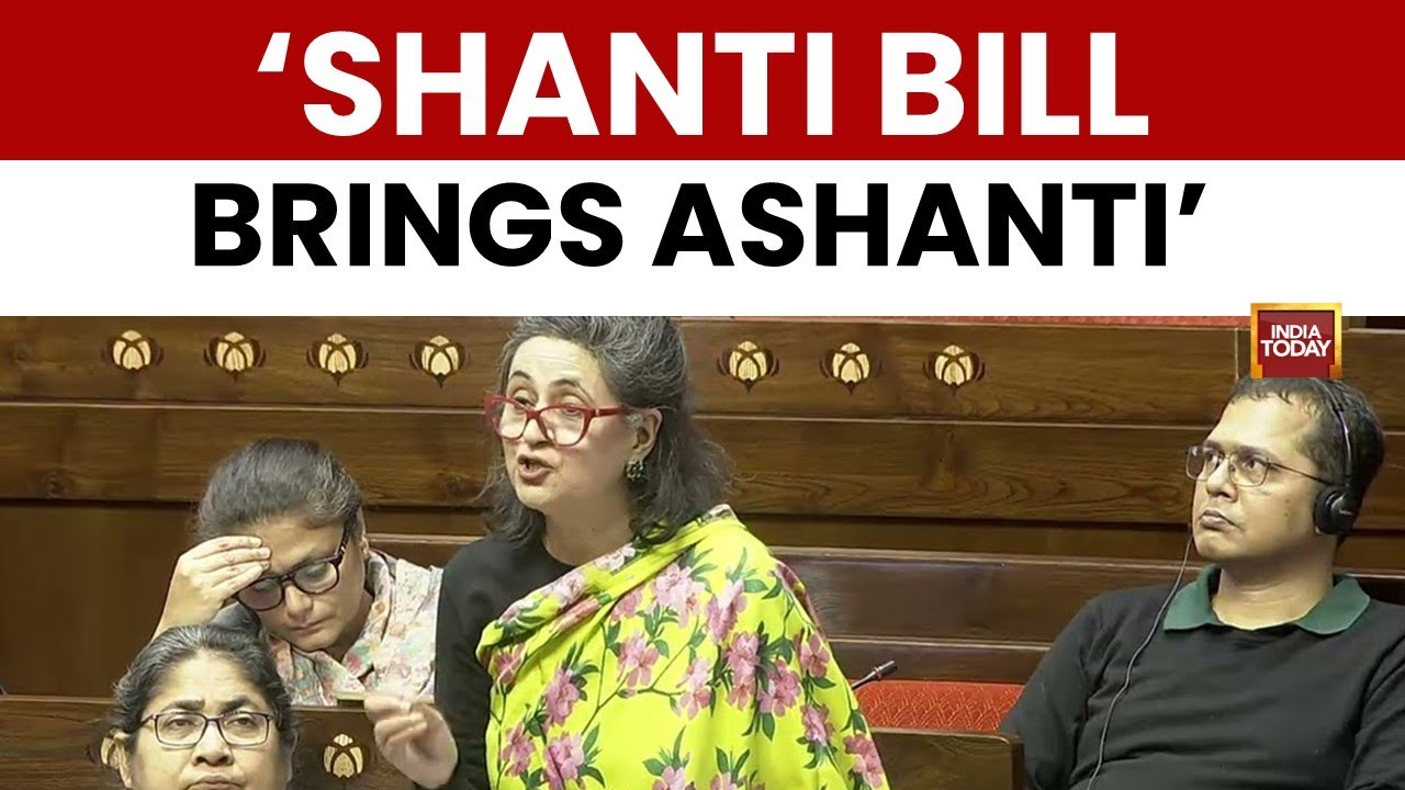 SHANTI Bill 2025 Sparks Major Debate in Rajya Sabha | Sagarika Ghose | India Today News