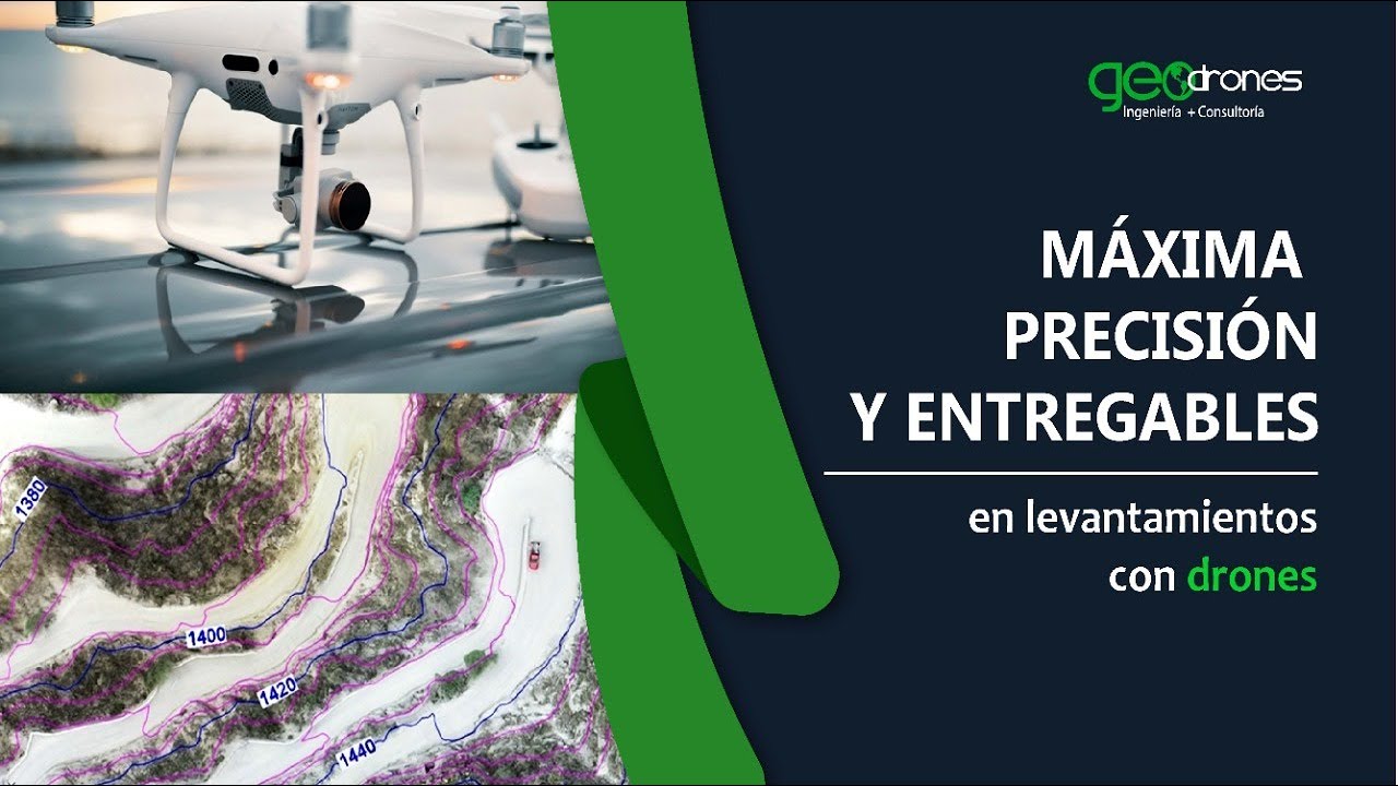 CONF. 2 |👷‍♂Máxima precisión en levantamientos con drones (productos a obtener)