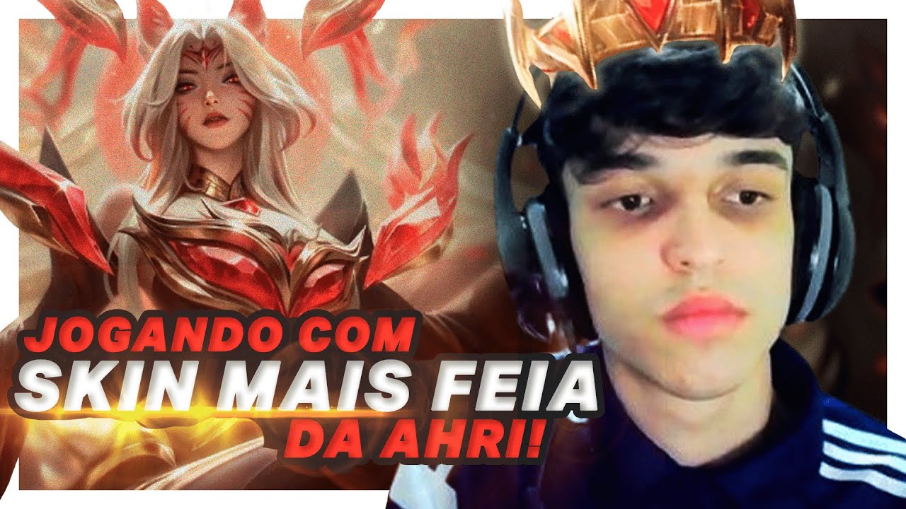 FINALMENTE JOGUEI COM A AHRI LENDA IMORTALIZADA - League of Legends