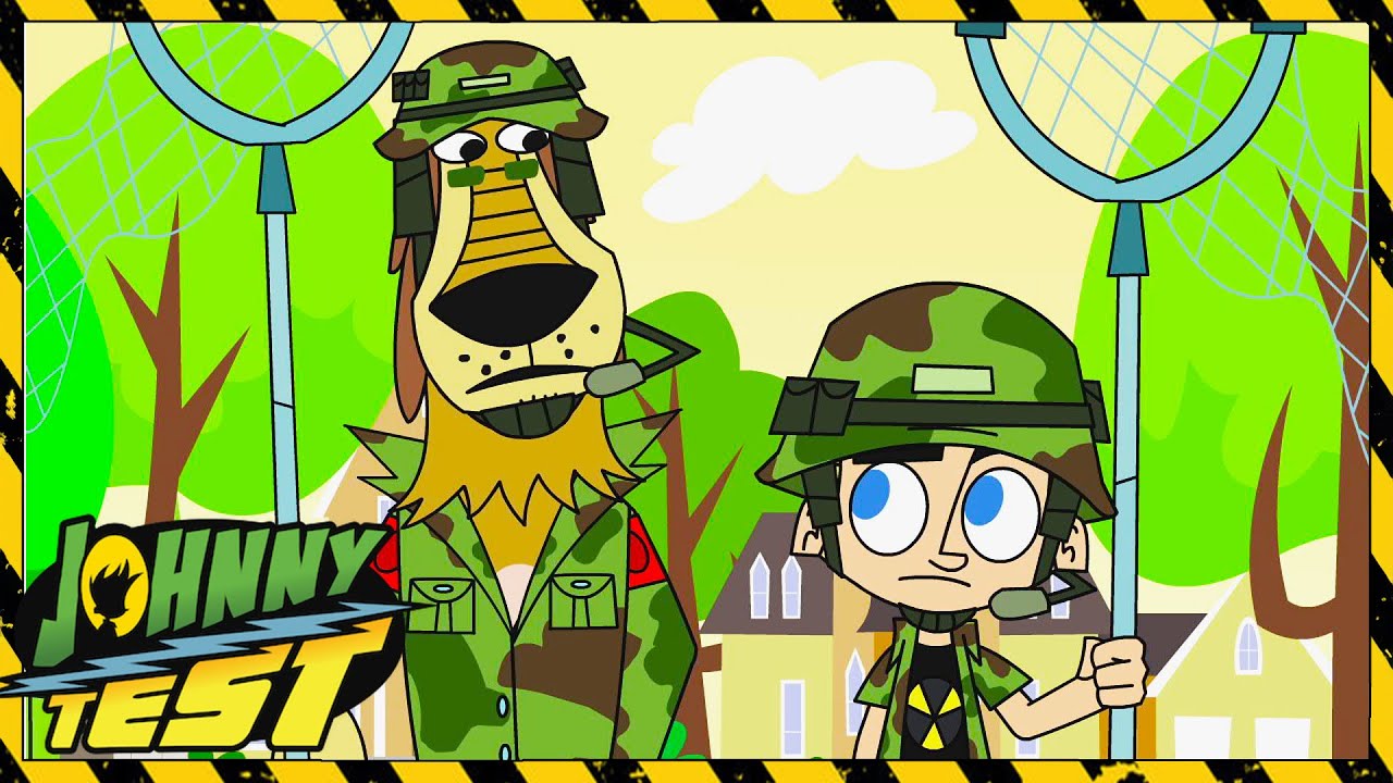 Preto e branco e Johnny por toda parte | Johnny Test Compilación