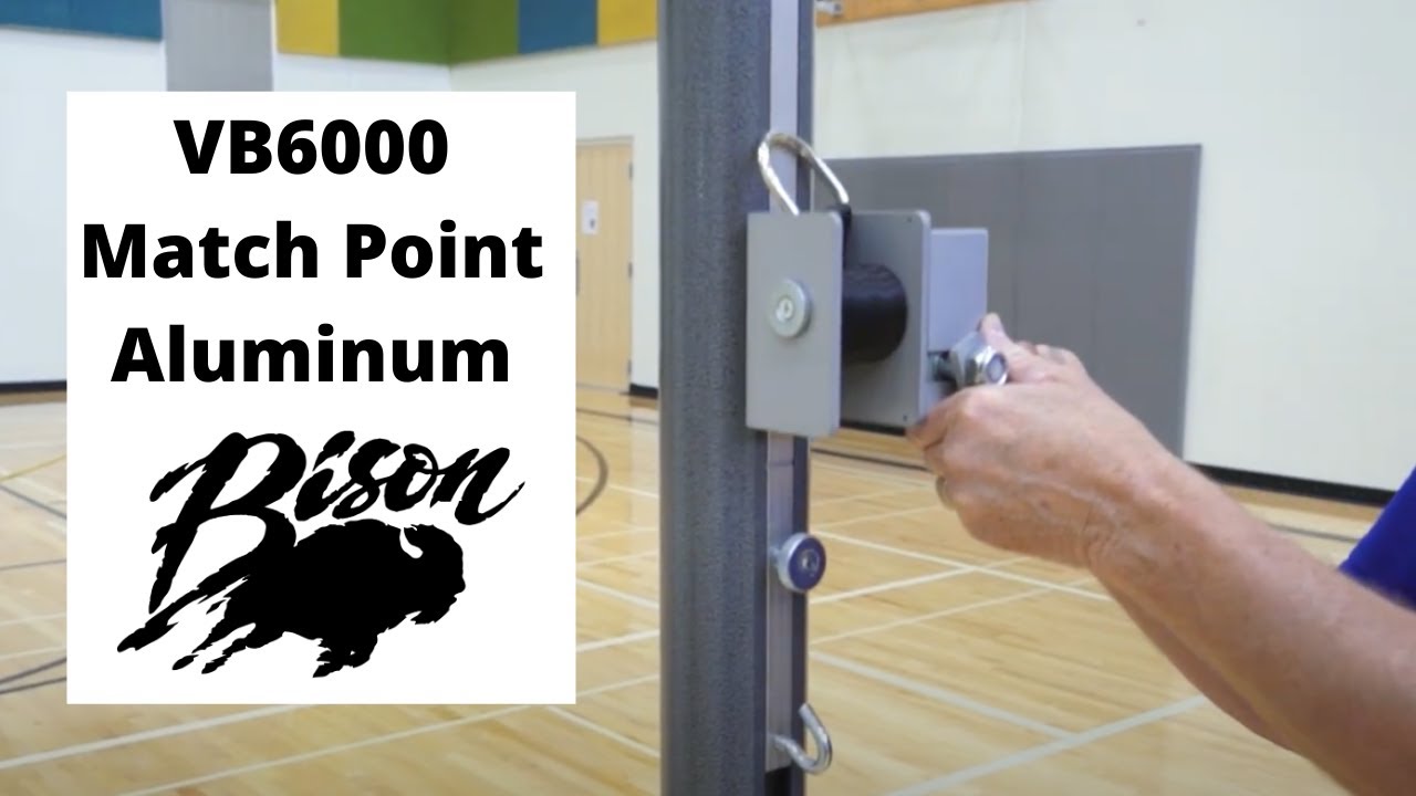 VB6000 Match Point Aluminum Volleyball Systems from Bison, Inc.
