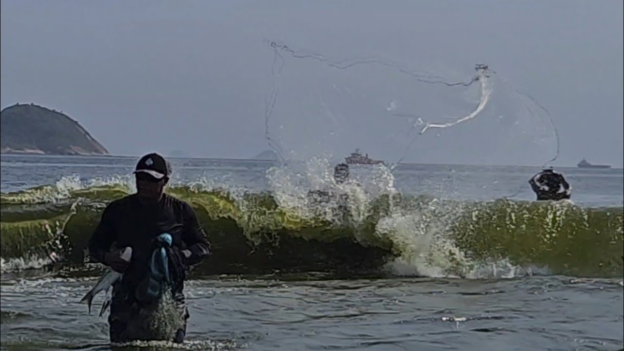 Pescaria De Tainha Na Praia - AS MAIORES TAINHAS ESTÃO AQUI