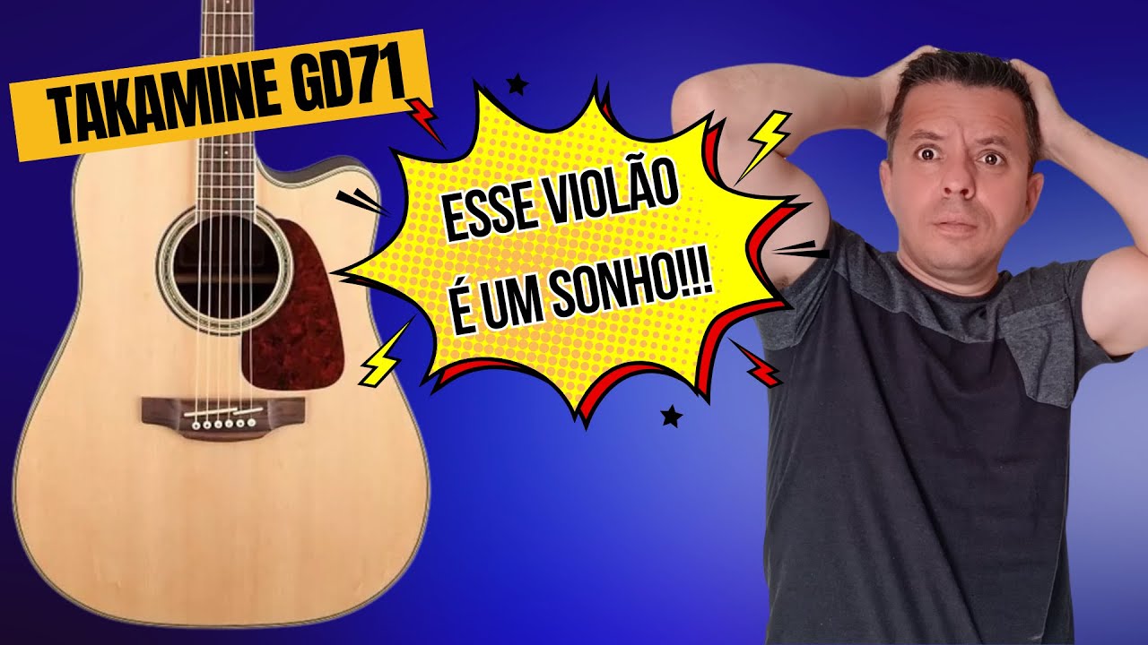 TAKAMINE GD71 QUE LOUCURA!!! 😲 ESSE VIOLÃO É UM SONHO 🤩